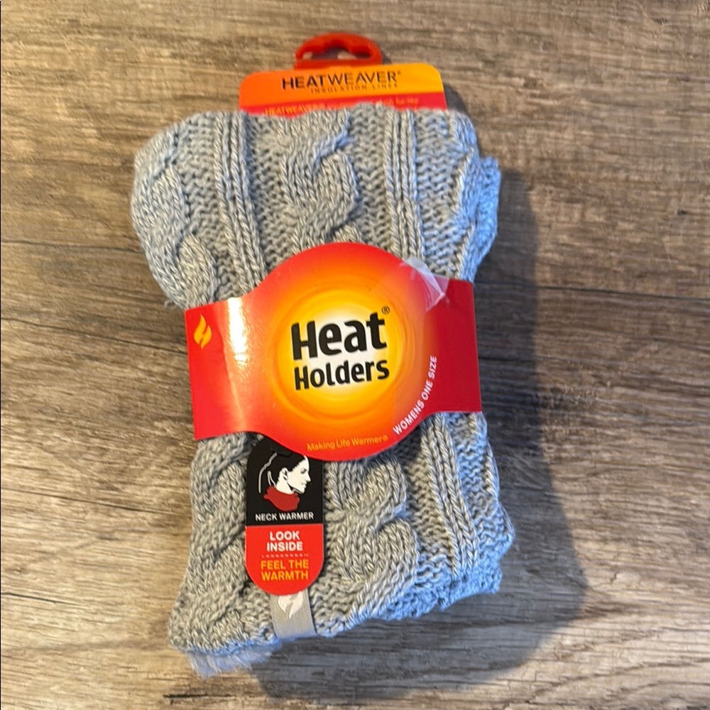 Heat Holders Gray Neck Warmer